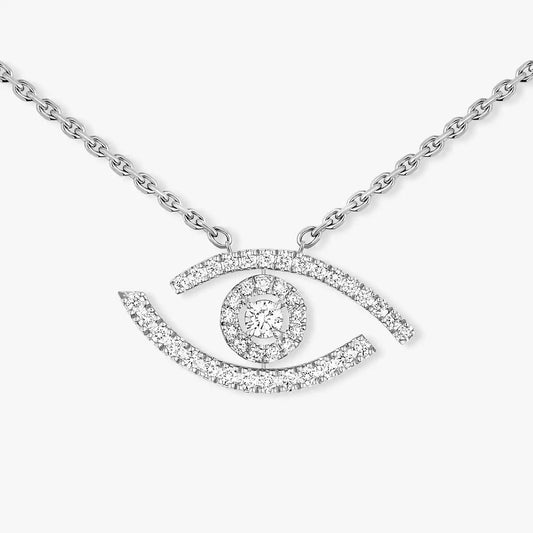 [Loran]PAVÉ DIAMOND LUCKY EYE NECKLACE