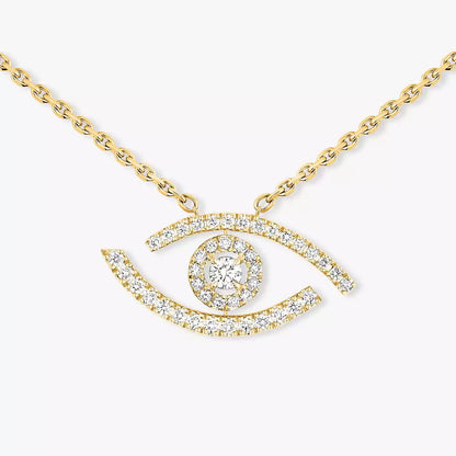 [Loran]PAVÉ DIAMOND LUCKY EYE NECKLACE