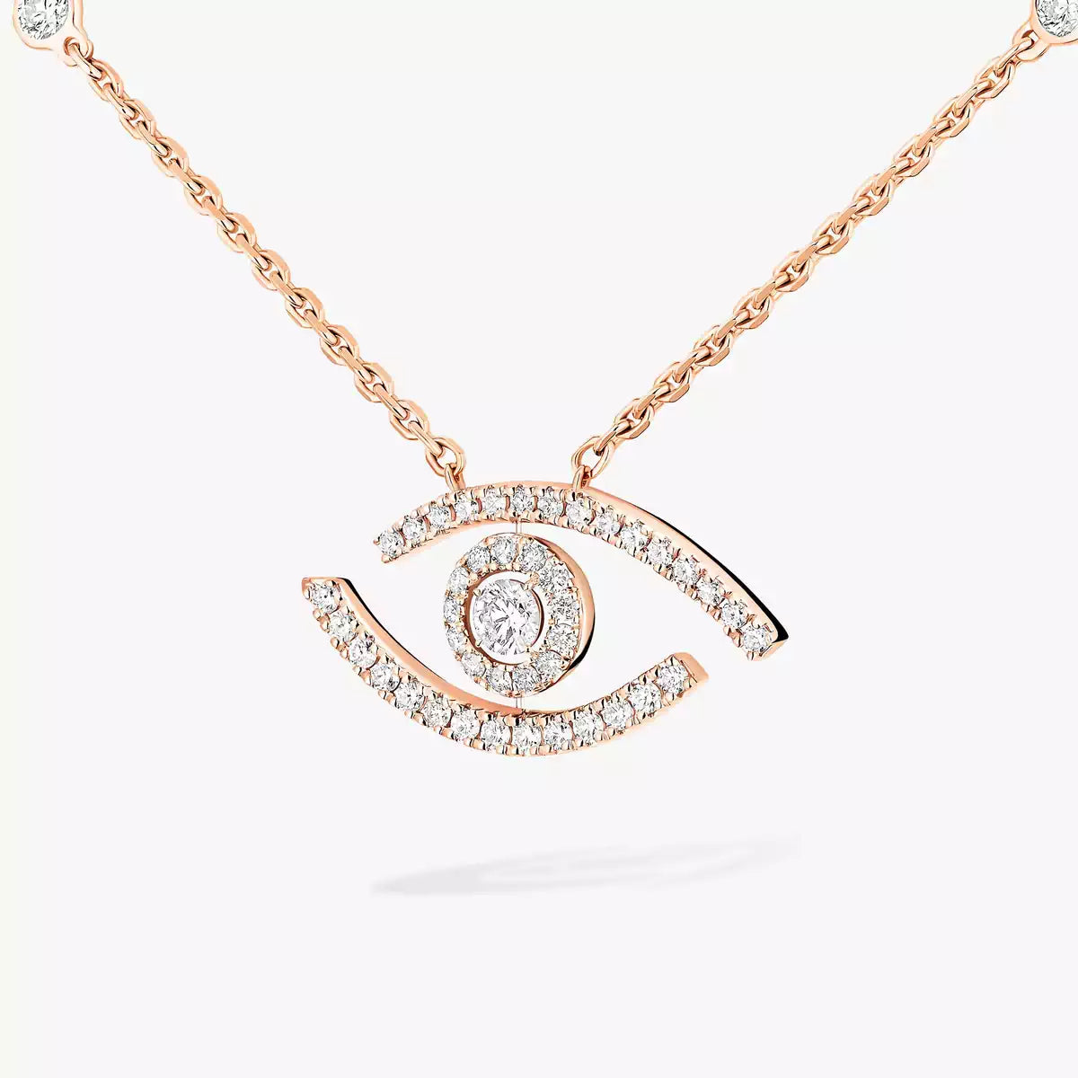 [Loran]PAVÉ DIAMOND LUCKY EYE NECKLACE