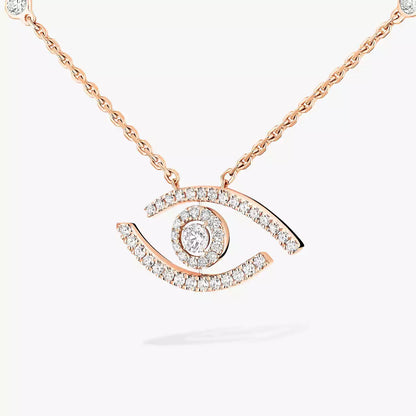 [Loran]PAVÉ DIAMOND LUCKY EYE NECKLACE
