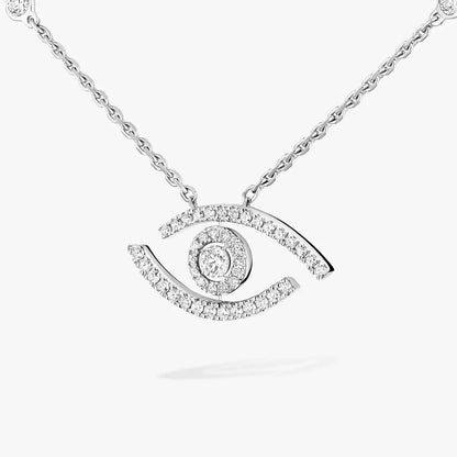 [Loran]PAVÉ DIAMOND LUCKY EYE NECKLACE