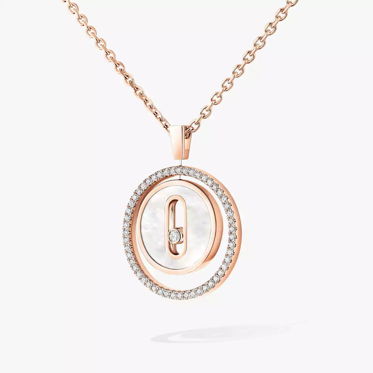 [Loran]LUCKY MOVE DIAMOND NECKLACE