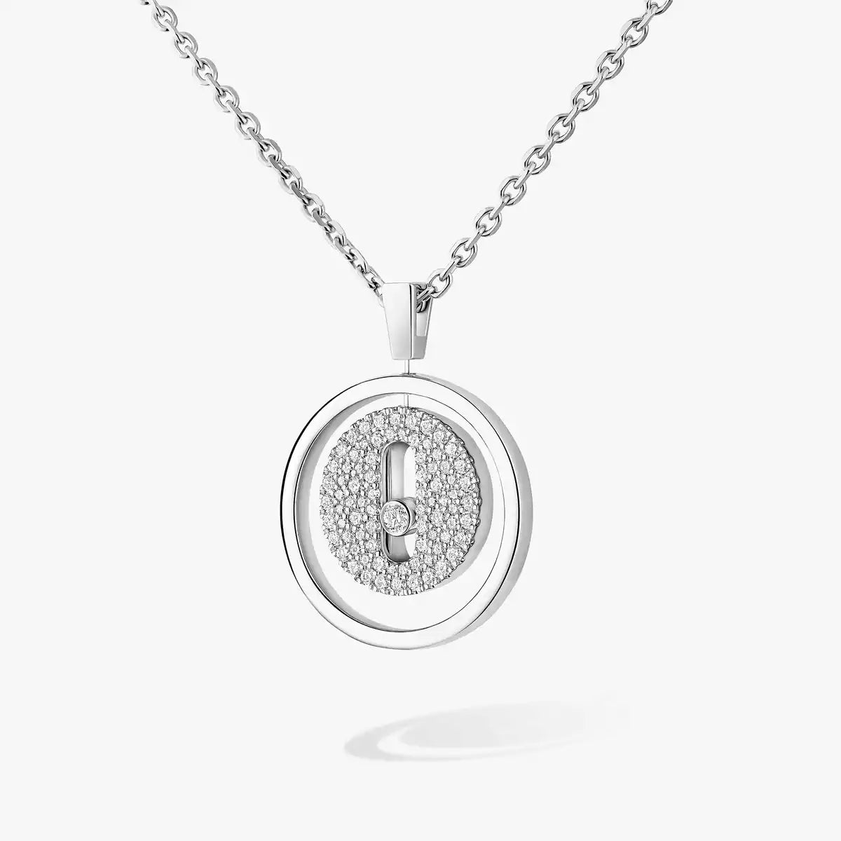 [Loran]LUCKY MOVE FULL PAVÉ DIAMOND NECKLACE
