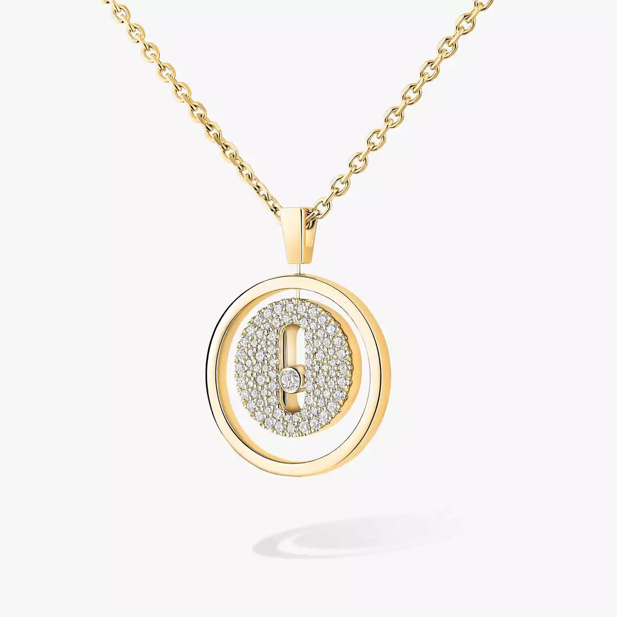 [Loran]LUCKY MOVE FULL PAVÉ DIAMOND NECKLACE