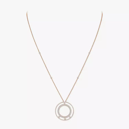 [Loran]MOVE ROMANE LONG PAVÉ DIAMOND NECKLACE