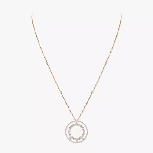 [Loran]MOVE ROMANE LONG PAVÉ DIAMOND NECKLACE