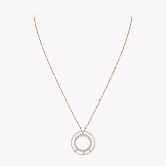 [Loran]MOVE ROMANE LONG PAVÉ DIAMOND NECKLACE
