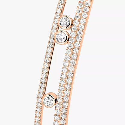 [Loran]MOVE ROMANE PAVÉ DIAMOND BANGLE BRACELET