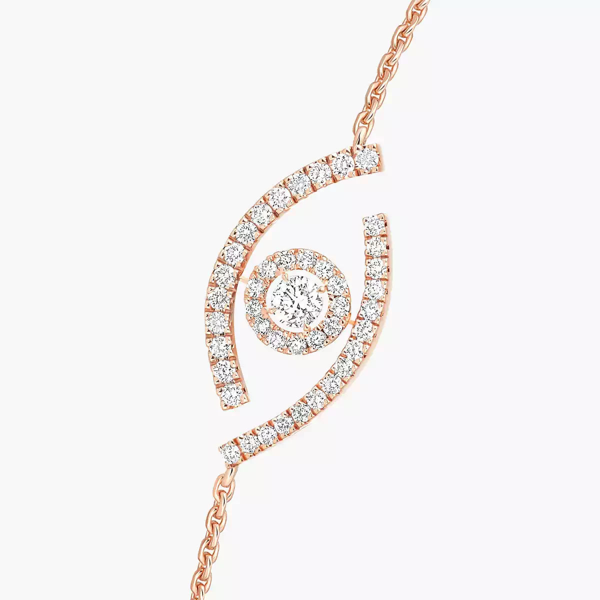 [Loran]LUCKY EYE PAVÉ-SET DIAMOND BRACELET