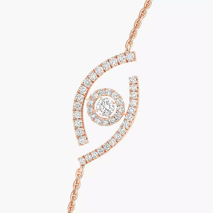[Loran]LUCKY EYE PAVÉ-SET DIAMOND BRACELET