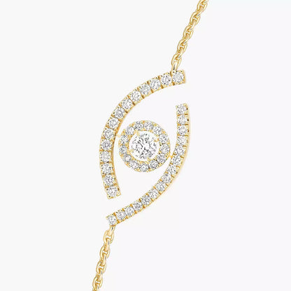 [Loran]LUCKY EYE PAVÉ-SET DIAMOND BRACELET