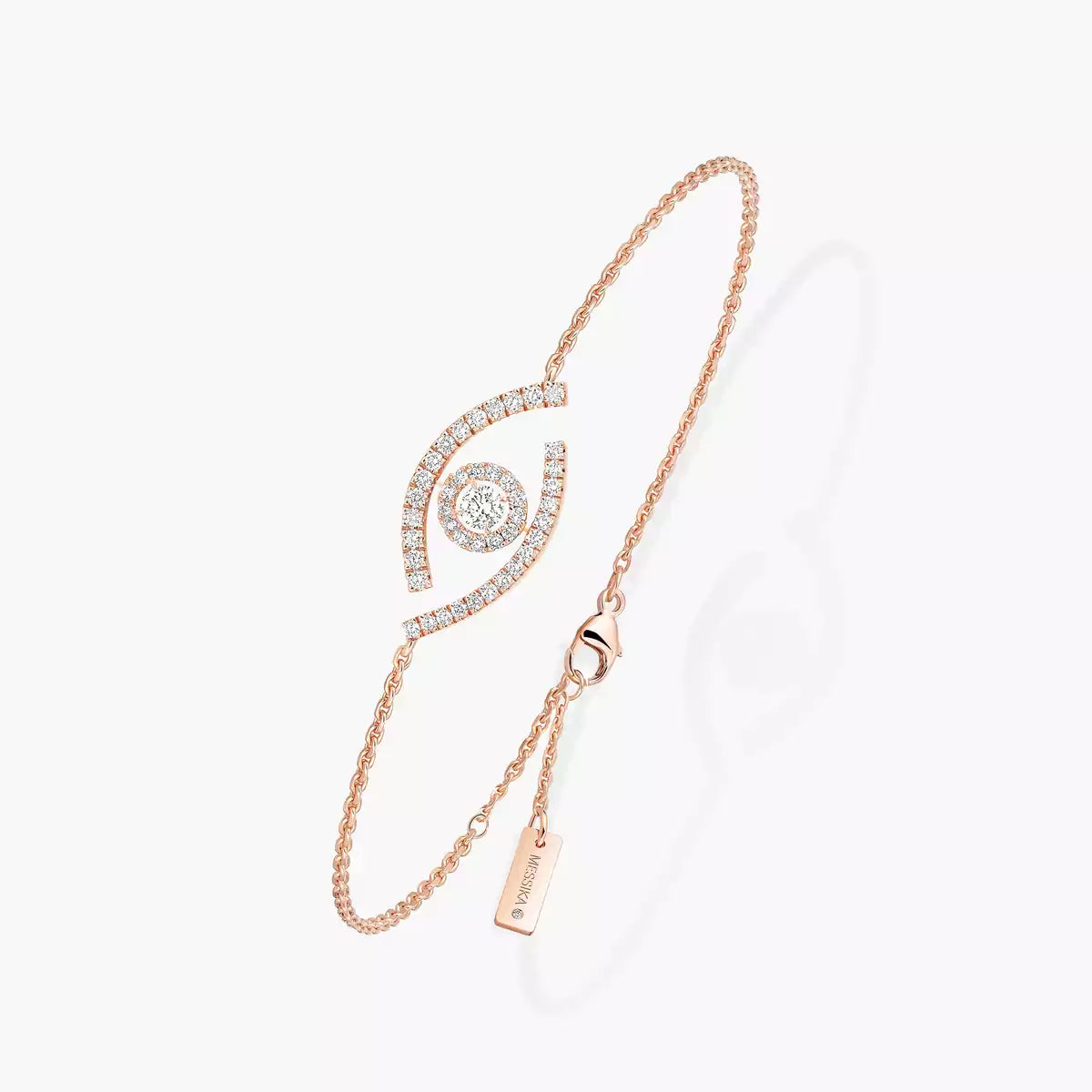 [Loran]LUCKY EYE PAVÉ-SET DIAMOND BRACELET