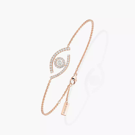[Loran]LUCKY EYE PAVÉ-SET DIAMOND BRACELET