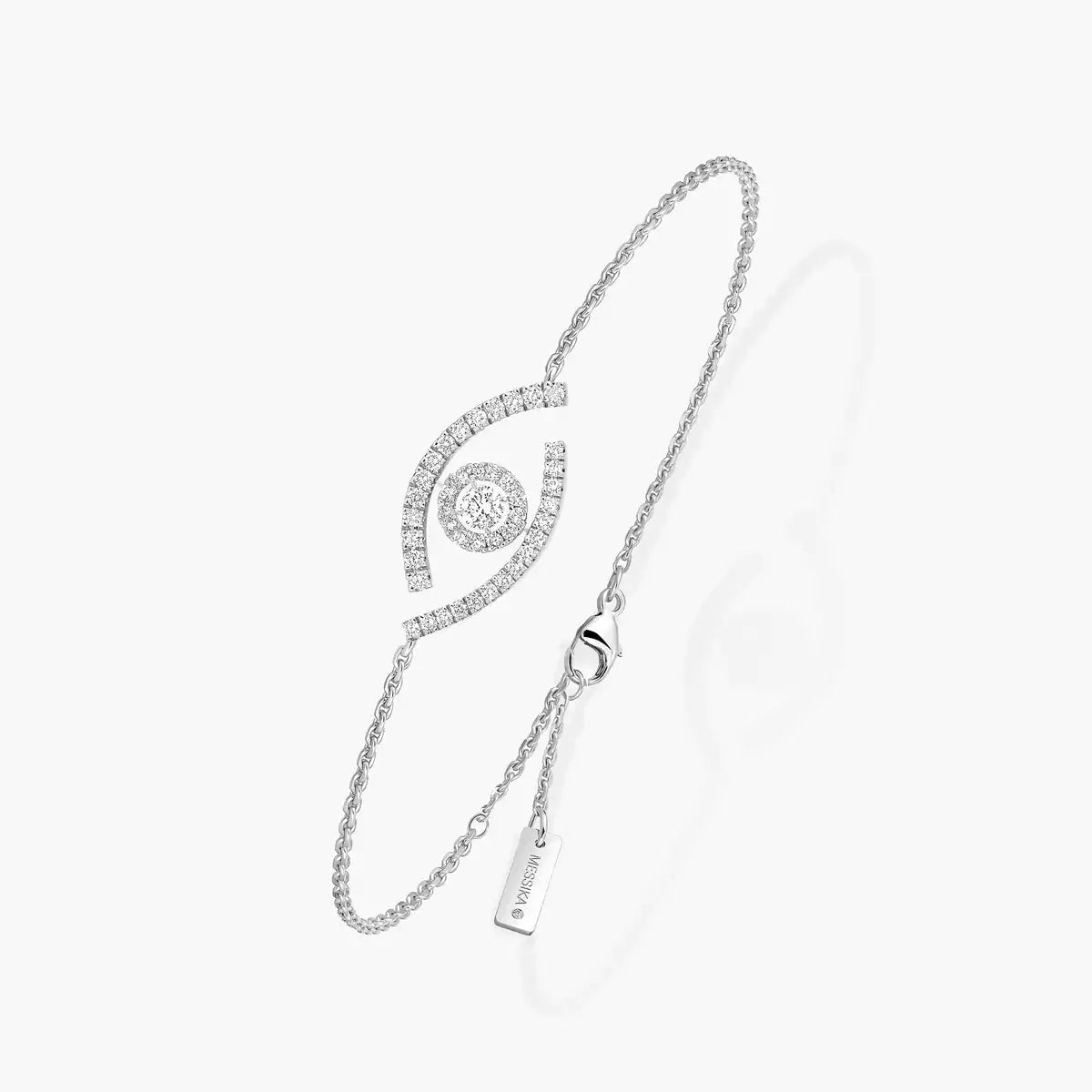 [Loran]LUCKY EYE PAVÉ-SET DIAMOND BRACELET