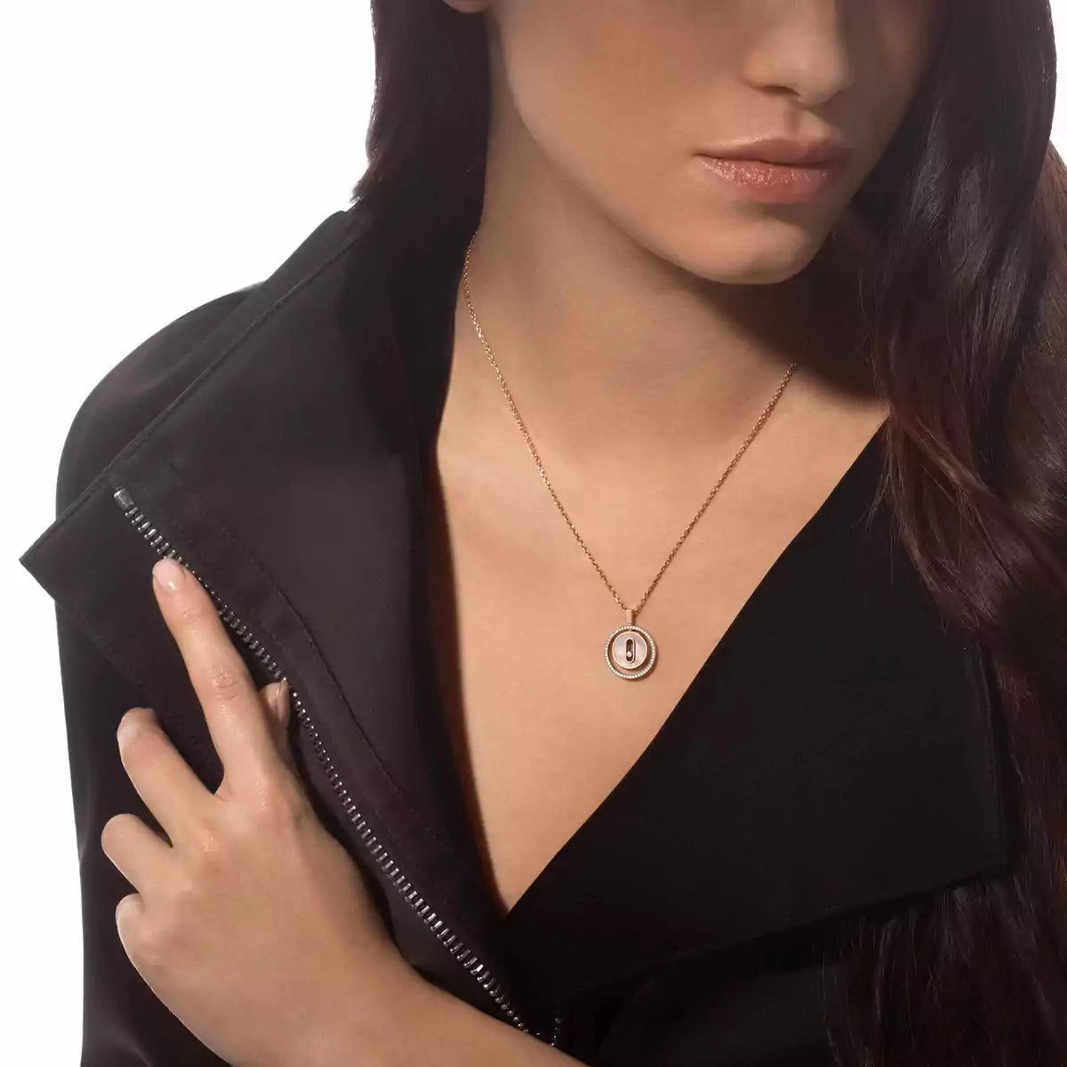 [Loran]LUCKY MOVE DIAMOND NECKLACE