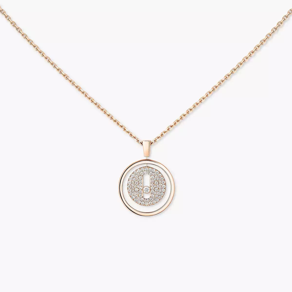 [Loran]LUCKY MOVE FULL PAVÉ DIAMOND NECKLACE