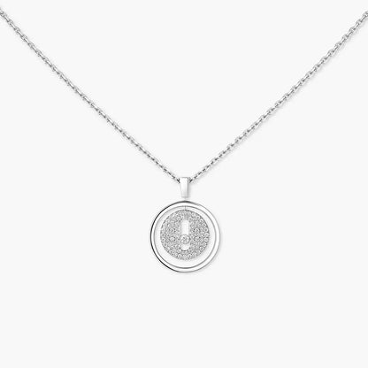 [Loran]LUCKY MOVE FULL PAVÉ DIAMOND NECKLACE