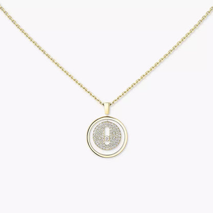 [Loran]LUCKY MOVE FULL PAVÉ DIAMOND NECKLACE