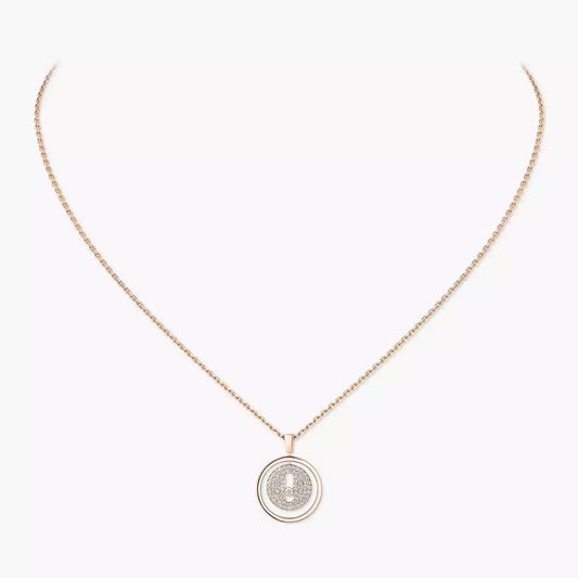 [Loran]LUCKY MOVE FULL PAVÉ DIAMOND NECKLACE