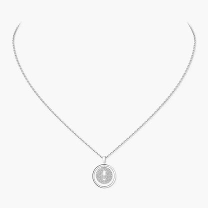 [Loran]LUCKY MOVE FULL PAVÉ DIAMOND NECKLACE