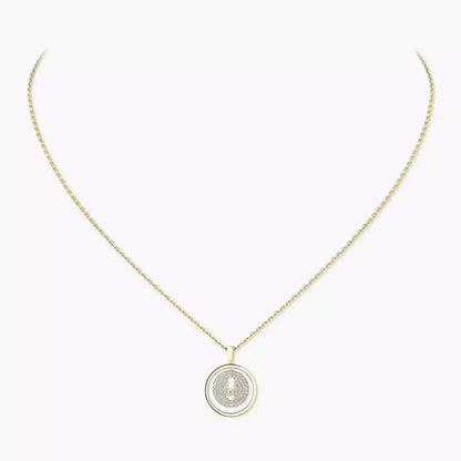 [Loran]LUCKY MOVE FULL PAVÉ DIAMOND NECKLACE