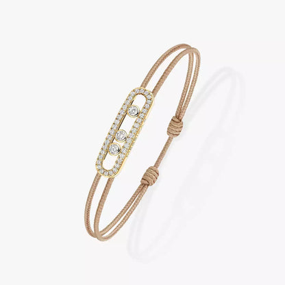 [Loran]CARE(S) PAVÉ CORD BRACELET