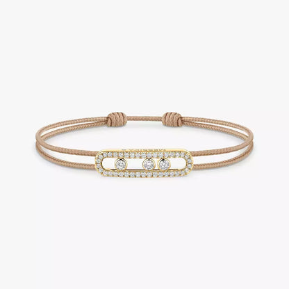 [Loran]CARE(S) PAVÉ CORD BRACELET