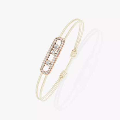 [Loran]CARE(S) PAVÉ CORD BRACELET