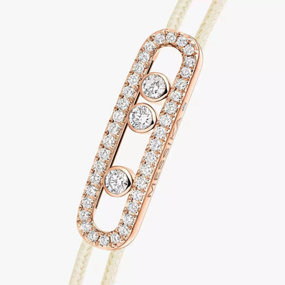 [Loran]CARE(S) PAVÉ CORD BRACELET