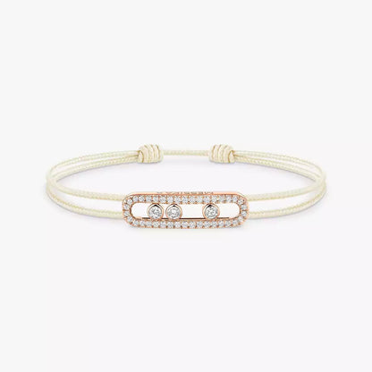 [Loran]CARE(S) PAVÉ CORD BRACELET