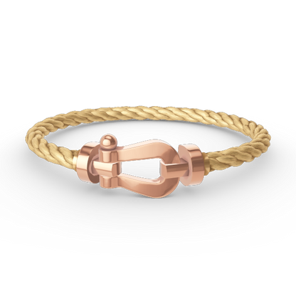[Loran]FORCE LARGE HORSESHOE BRACELET - ROSE GOLD