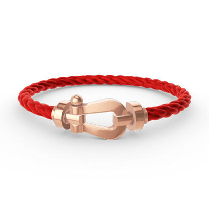 [Loran]FORCE LARGE HORSESHOE BRACELET - ROSE GOLD