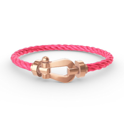 [Loran]FORCE LARGE HORSESHOE BRACELET - ROSE GOLD
