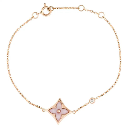 [Loran]STAR 1 DIAMOND ROSE GOLD BRACELET