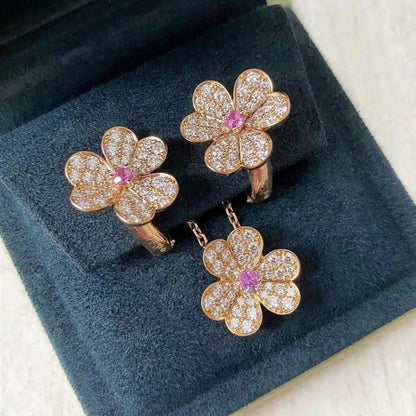 [Loran]PAVÉ DIAMOND BUTTERFLY CHARM NECKLACE