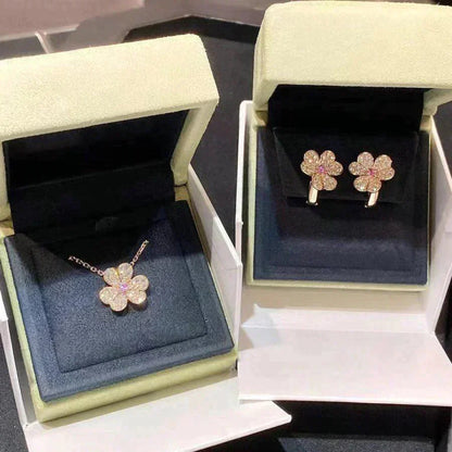 [Loran]PAVÉ DIAMOND BUTTERFLY CHARM NECKLACE