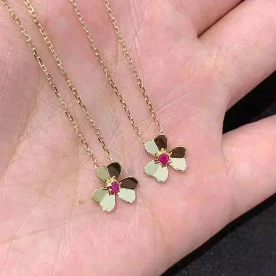 [Loran]FRIVOLE FLORAL CHARM NECKLACE