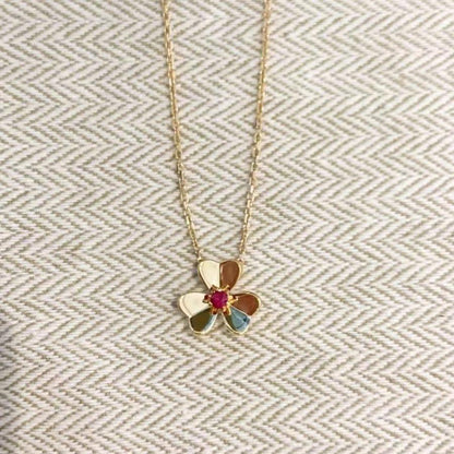 [Loran]FRIVOLE FLORAL CHARM NECKLACE