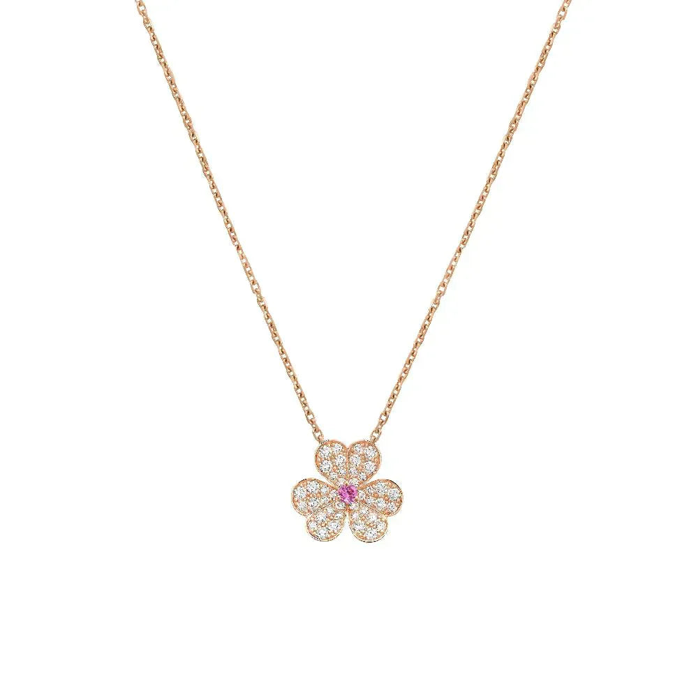 [Loran]PAVÉ DIAMOND BUTTERFLY CHARM NECKLACE