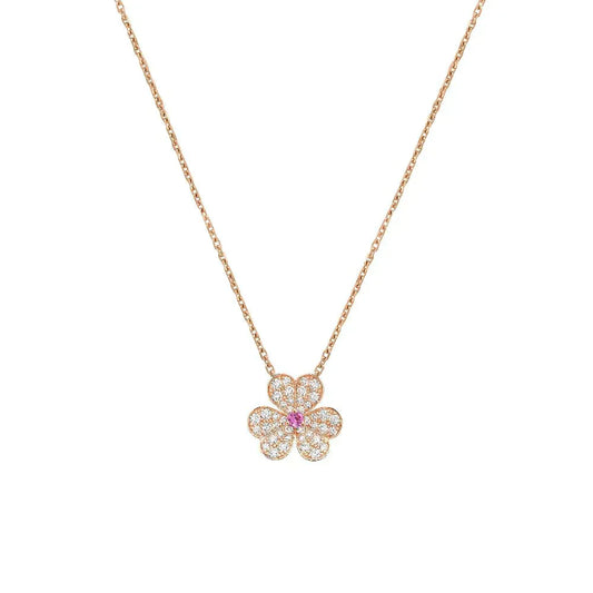 [Loran]PAVÉ DIAMOND BUTTERFLY CHARM NECKLACE