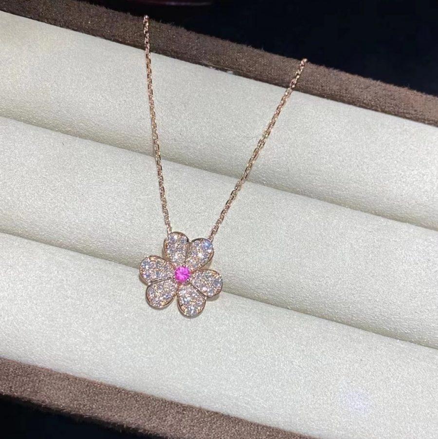 [Loran]PAVÉ DIAMOND BUTTERFLY CHARM NECKLACE