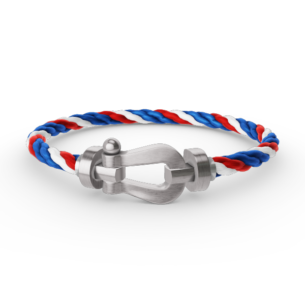 [Loran]FORCE LARGE HORSESHOE BRACELET - WHITE GOLD