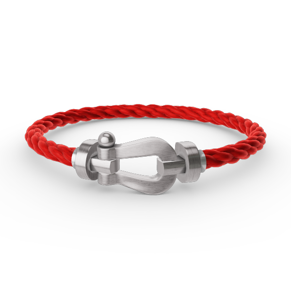 [Loran]FORCE LARGE HORSESHOE BRACELET - WHITE GOLD