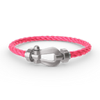 [Loran]FORCE LARGE HORSESHOE BRACELET - WHITE GOLD