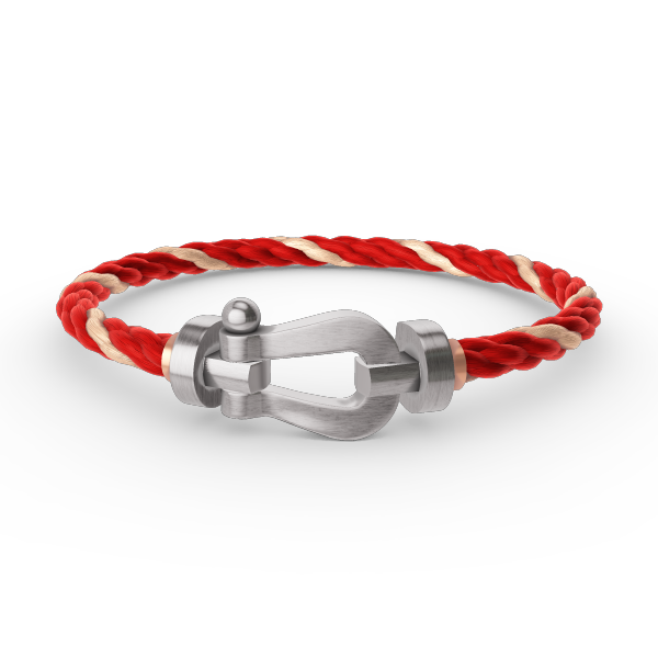 [Loran]FORCE LARGE HORSESHOE BRACELET - WHITE GOLD
