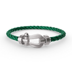 [Loran]FORCE LARGE HORSESHOE BRACELET - WHITE GOLD