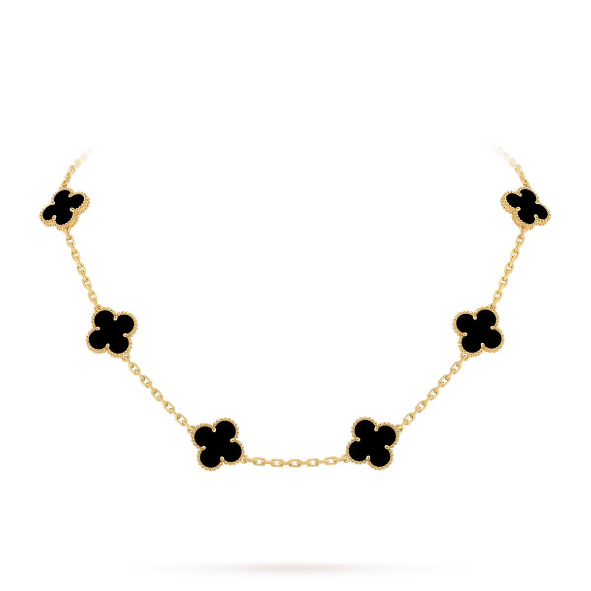 [Loran]CLASSIC LUCKY 10-MOTIF CLOVER NECKLACE GOLD COLLECTION